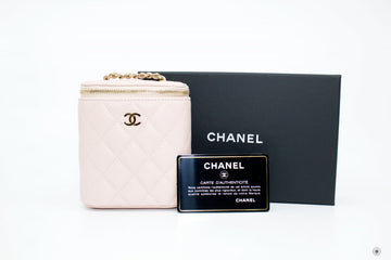 Top Quality Chanel AP1466Y33352 Small Vanity With Classic Chain Pink / NA116 Leather Shoulder Bags Pbhw