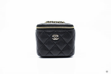 Top Quality Chanel AP1340Y33352 Small Vanity Black / C3906 Leather Shoulder Bags Pbhw