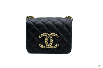 Top Quality Chanel AS2599B05828 Mini Flap Bag Black / 94305 Leather Shoulder Bags Gbhw