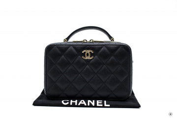 Top Quality Chanel AS3168B07894 Vanity Case  Black / 94305 Leather Shoulder Bags Ghw