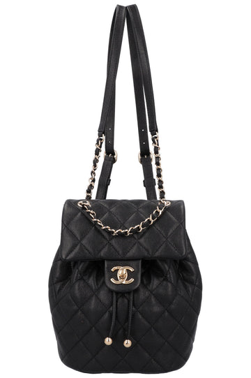 CHANEL Mini Urban Spirit Backpack Black Caviar