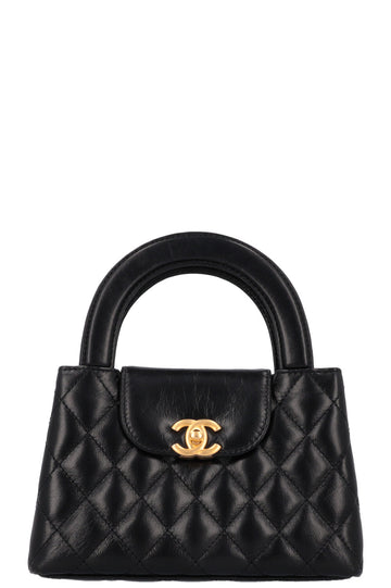 CHANEL Nano Kelly Shopper Bag Black