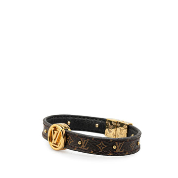 Brown Louis Vuitton Monogram LV Circle Reversible Bracelet