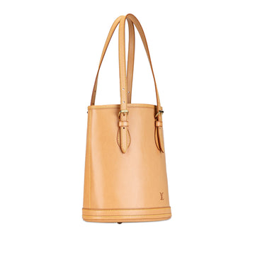 Tan Louis Vuitton Nomade Petit Bucket