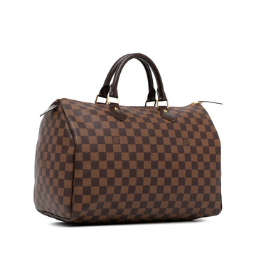 Louis Vuitton Speedy 35 Damier Ebene Leather/canvas