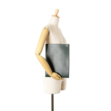 Green Louis Vuitton Taiga 15th Anniversary Document Holder
