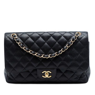 Classic Double Flap Bag Quilted Leather Jumbo