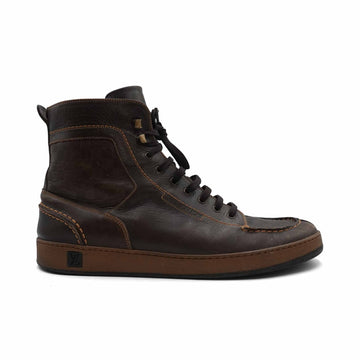 Louis Vuitton 'Petit Damier' Hightop Sneakers - Men's 10