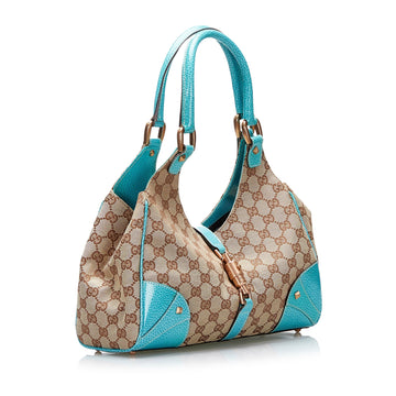 Gucci Nailhead Jackie Brown GG Leather/canvas
