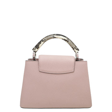 Louis Vuitton Magnolia Python Capucine BB Handle Bag