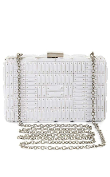 Lexi Large Beaded Box Clutch