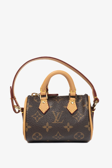 Louis Vuitton Micro Speedy Monogram Bag Charm