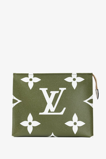 Louis Vuitton Khaki Monogram Giant Toiletry Pouch 26