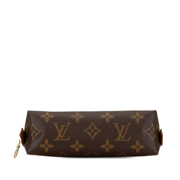 Brown Louis Vuitton Monogram Cosmetic Pouch