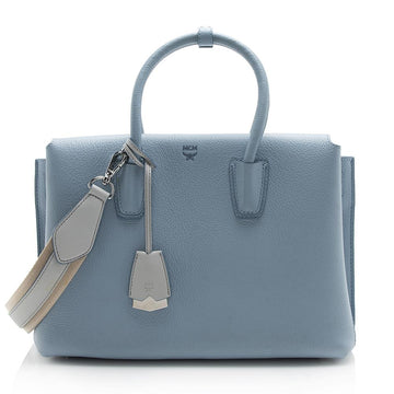 MCM Leather Milla Medium Tote (SHF-12307)