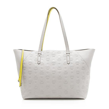 MCM Leather Monogram Klara Tote
