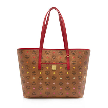 MCM Spektrum Visetos Anya Top Zip Medium Shopper Tote (SHF-11740)