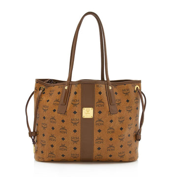 MCM Visetos Liz Reversible Medium Shopper Tote (SHF-11704)