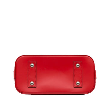 Red Louis Vuitton Epi Alma BB Satchel