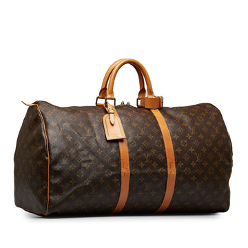 Louis Vuitton Keepall 55 Monogram Leather/canvas