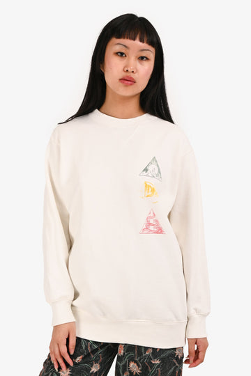 Dior Homme Cream Astero Dior Printed Sweatshirt Size XS Mens