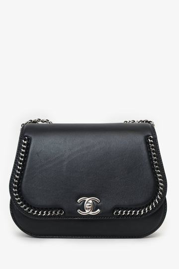 Chanel 2016-2017 Black Calfskin Braided Chic Flap New 1:1 Bags