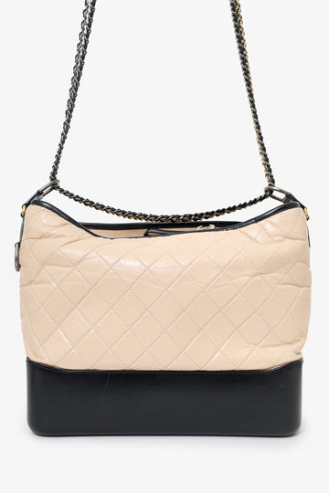 Chanel Beige/Black Medium 'Gabrielle' Multichain Hobo New 1:1 Bags