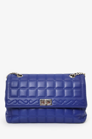 Chanel 2000-02 Blue Chocolate Bar Mademoiselle 255 Reissue Flap New 1:1 Bags