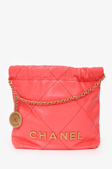 Chanel Pink Mini 22 Hobo