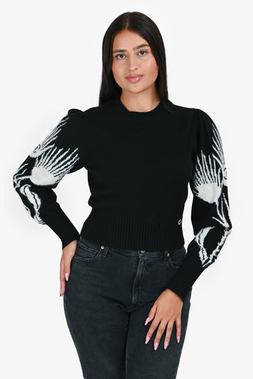 Chanel 2021 Black Cashmere 'Le Château des Dames Sweater' Size 34