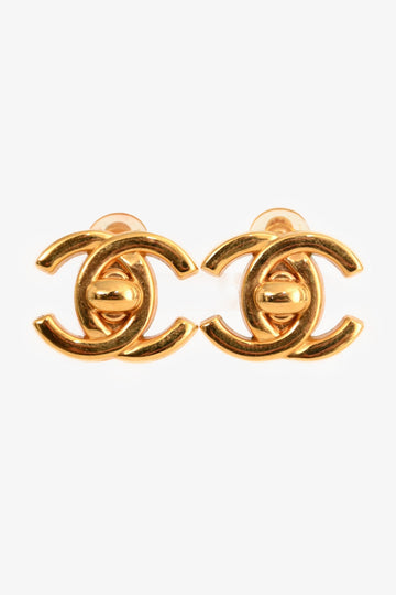 Chanel 1997 Vintage CC Clip-On Earrings