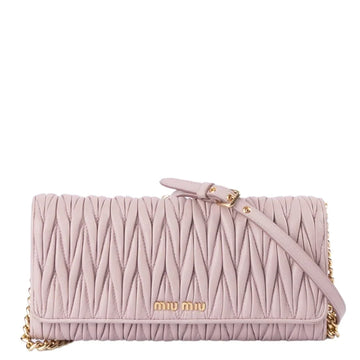 Miu Miu Matelasse Flap Chain Clutch