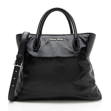Miu Miu Vitello Shine Tote (SHF-12277)