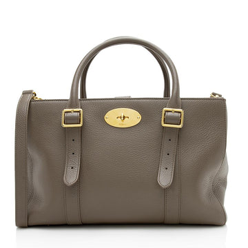 Mulberry Leather Bayswater Double-Zip Tote (SHF-11772)