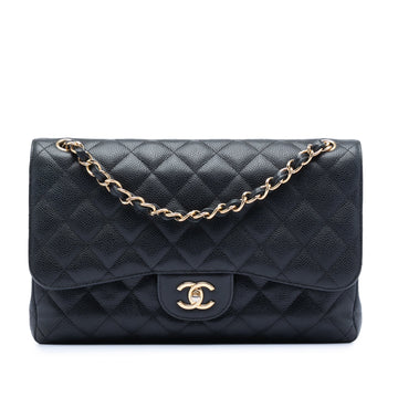 Classic Double Flap Bag Quilted Leather Jumbo