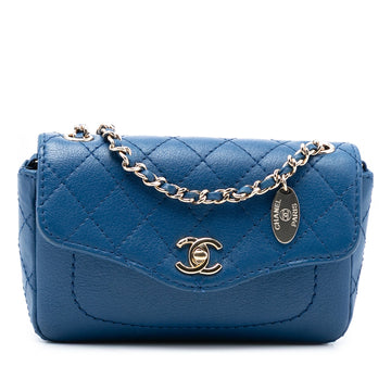 Coco Curve Envelope Flap Bag Quilted Goatskin Mini