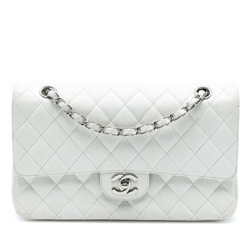 Classic Double Flap Bag Quilted Caviar Medium