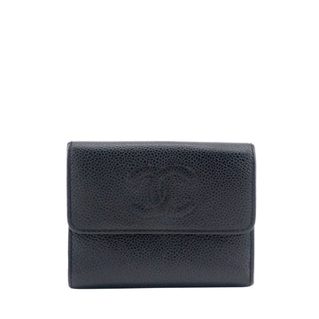 Top Quality Chanel CC Timeless Trifold Leather Leather Wallet