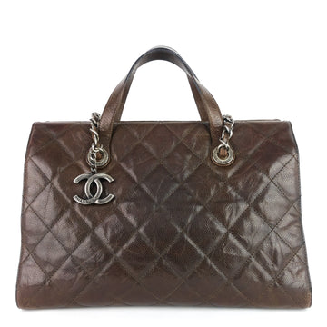 Top Quality Chanel CC Crave Glazed Leather Tote Bag