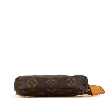 Brown Louis Vuitton Monogram Mini Pochette Accessoires Handbag