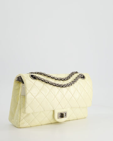 Chanel Lemon high quality Small Reissue Double Flap Bag with Ruthenium Hardware