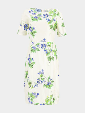 Re-Edition 2003 Violet Print Silk Dress