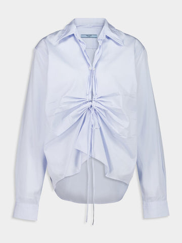Astro Blue Fil-à-fil Shirt