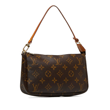 Louis Vuitton Pochette Accessoires Monogram Leather/canvas