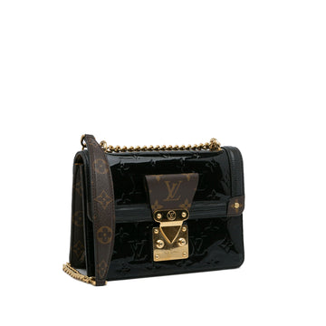 Black Louis Vuitton Monogram Vernis Wynwood Crossbody Bag