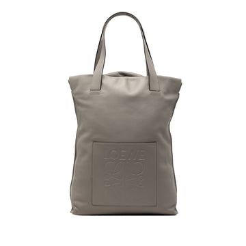 Shopper Tote Leather North South