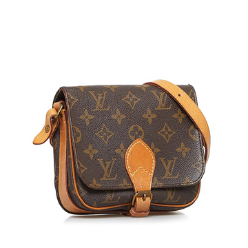 Louis Vuitton Cartouchière PM Monogram Leather/canvas