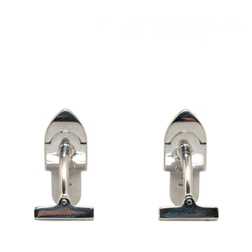 Silver Louis Vuitton Sterling Silver Trunk Latch Cufflinks