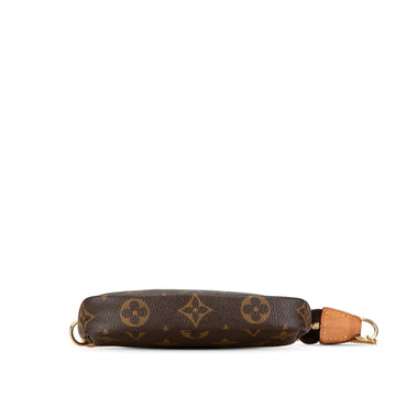 Brown Louis Vuitton Monogram Mini Pochette Accessoires Handbag