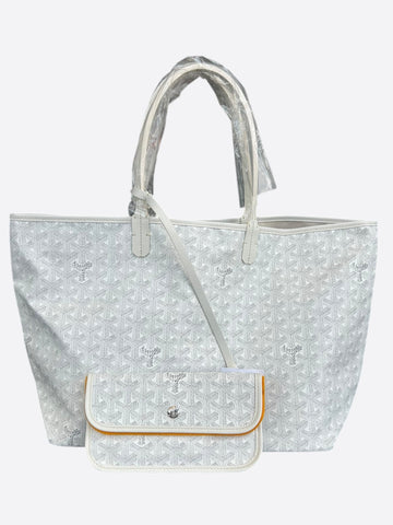 Goyard White St. Louis PM Tote Bag